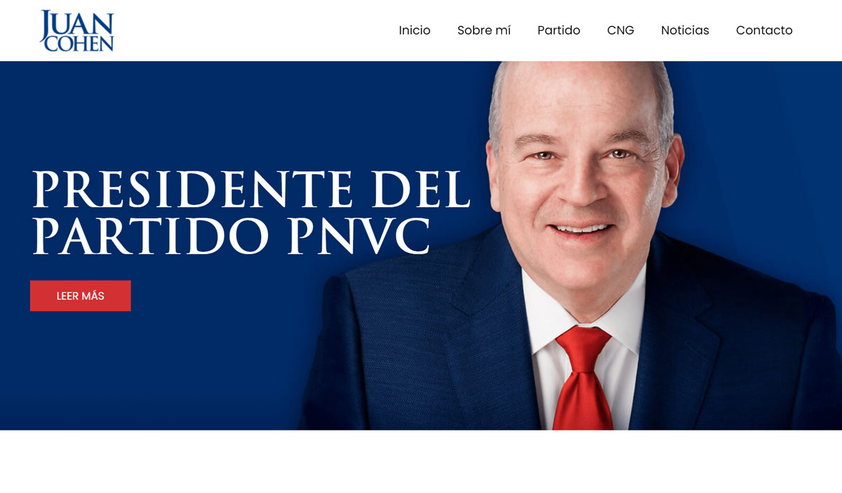 Página web en Santo Domingo Juan Cohen